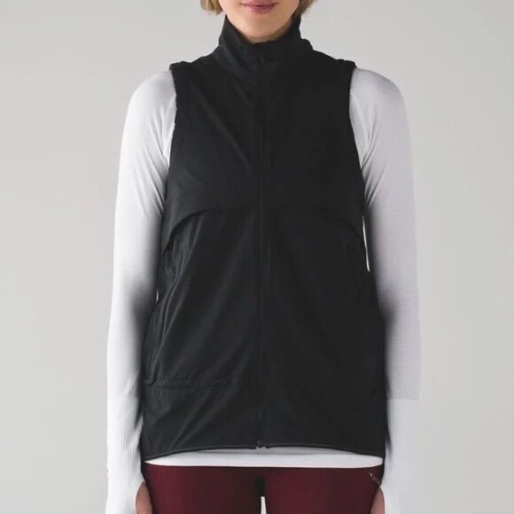 lululemon athletica Jackets & Blazers - Lululemon Black Kicking Asphalt Vest - 4